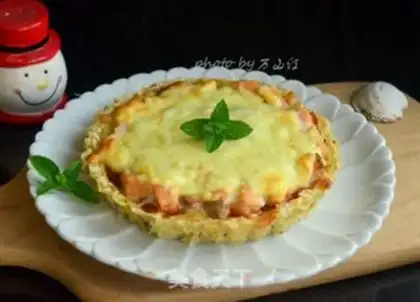 Make Salmon potato pizza step 10
