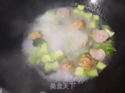 Make A cabbage fan cooks meat round step 5
