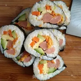 Make Korean sushi step 12