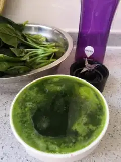 Make Spinach heart buns step 0