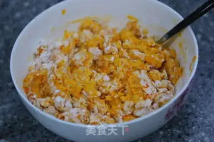 Make Pumpkin sesame ball step 4