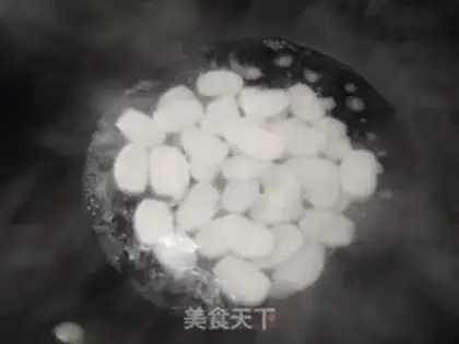 Make Red sugar and rice step 1