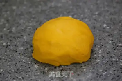 Make Pumpkin sesame ball step 5