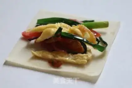 Make Spring rolls step 7