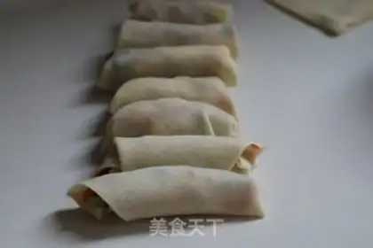 Make Spring rolls step 11