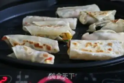 Make Spring rolls step 13