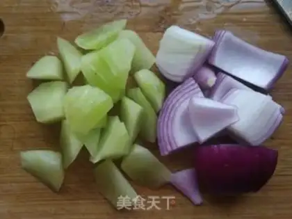 Make Onions and wood step 1