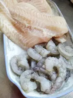 Make The dragonfish shrimp step 0