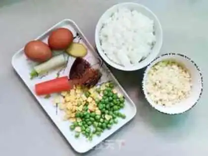Make Scrambled rice step 0