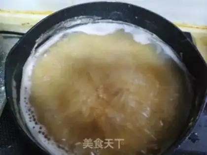 Make Red sugar rice congee step 3