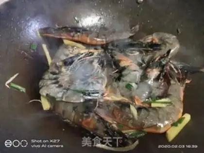 Make Red burning shrimp step 3