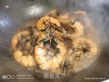 Make Red burning shrimp step 7