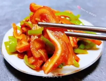 Make Fired pig ears step 10