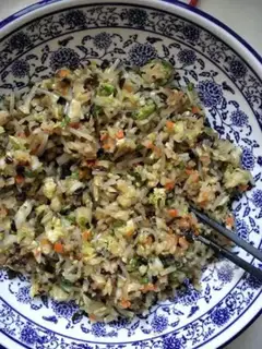 Make A cabbage fan, a wooden ear dumpling step 16