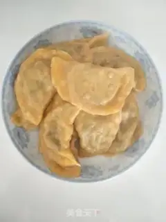 Make A cabbage fan, a wooden ear dumpling step 21