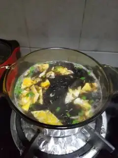 Make Eggskin pickles soup step 4