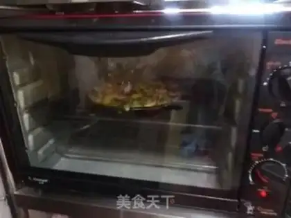 Make Egg bun pizza step 11
