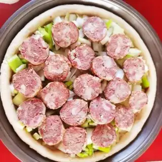 Make Black pepper sausage pizza step 6