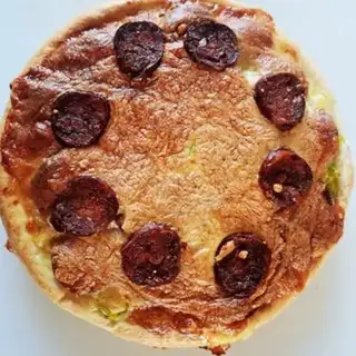 Make Black pepper sausage pizza step 11