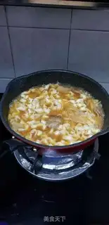 Make Hot cabbage, bouquet noodles step 6