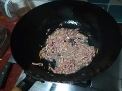 Make Beef sauce step 3