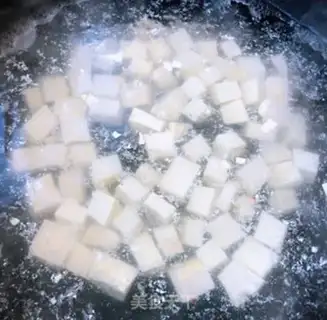 Make Vegetables when weenie tofu step 1