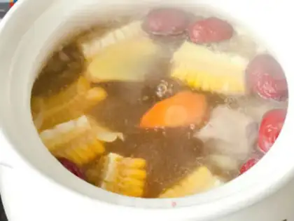 Make Corn Mountain pharmaceuum soup step 4