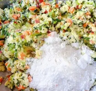 Make Vegetables when weenie tofu step 6