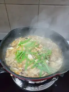 Make Spoon shrimp dry fans step 13