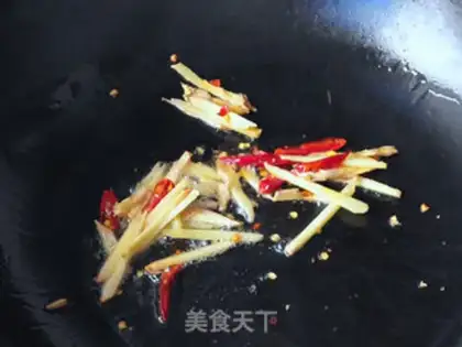 Make Spring-fried chicken silk step 9