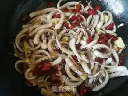 Make Fired squid step 9
