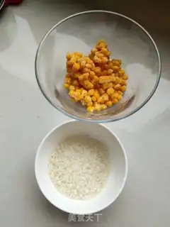 Make Gold rice congee step 0