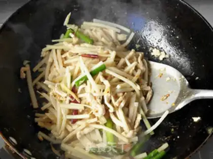 Make Spring-fried chicken silk step 13