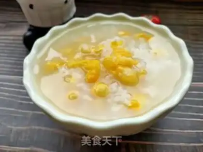 Make Gold rice congee step 5
