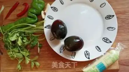 Make Pineflower egg and tofu step 0