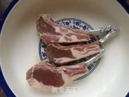 Make Black pepper, French lamb chops step 0