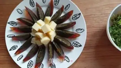 Make Pineflower egg and tofu step 3