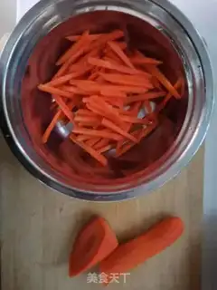 Make Fried carrot dry step 2