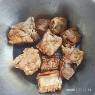 Make Sugar vinegar ribs step 1