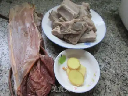 Make Squid dry bone soup step 0