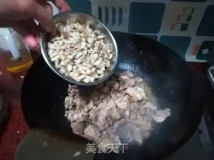Make Scrambled chicken step 6