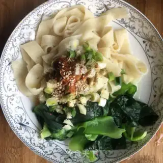 Make Simple oil noodles step 3