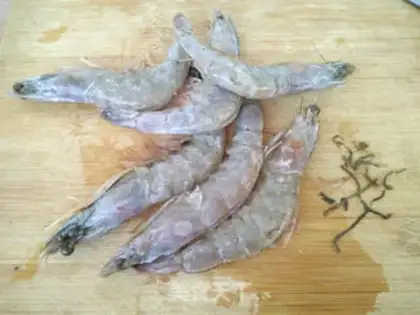 Make Shrimp tofu step 2