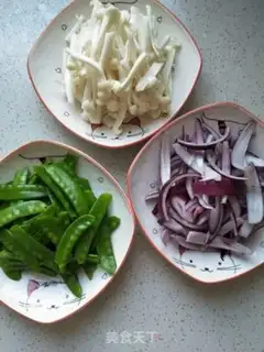 Make Dutch beans, white mushrooms step 3