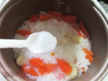 Make Carrot and rice congee step 9