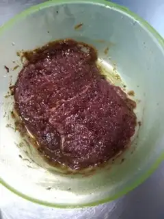 Make Black pepper beef rice step 0