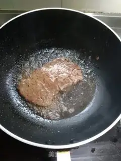 Make Black pepper beef rice step 2