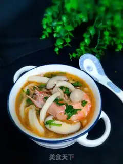 Make Shrimp mushroom soup step 11