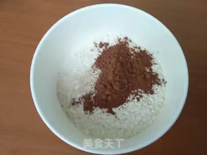Make Coco-coffee roses step 3