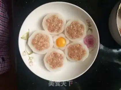 Make ♪ Vacuate meat and flowers ♪ step 6